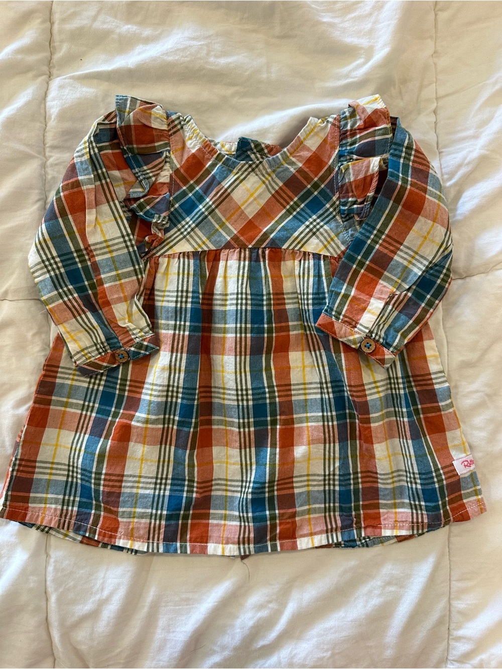 Precious plaid dress